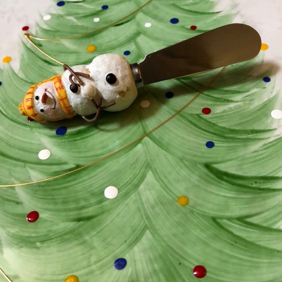 Hand Painted & Signed Ceramic Tile Serving Platter - Picture 4 of 5